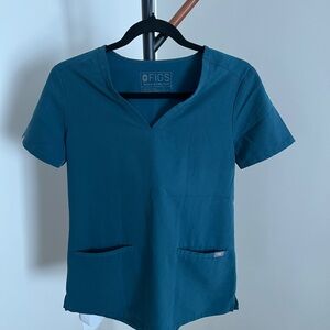 Figs Women's Caribbean Blue Scrub Set (Casma and Kade) XS